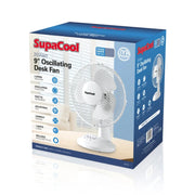 SupaCool Oscillating Desk Fan 9"