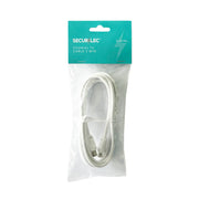 Securlec 2m TV Fly Lead Coax Plug to Coax Plug, White Skin Packed