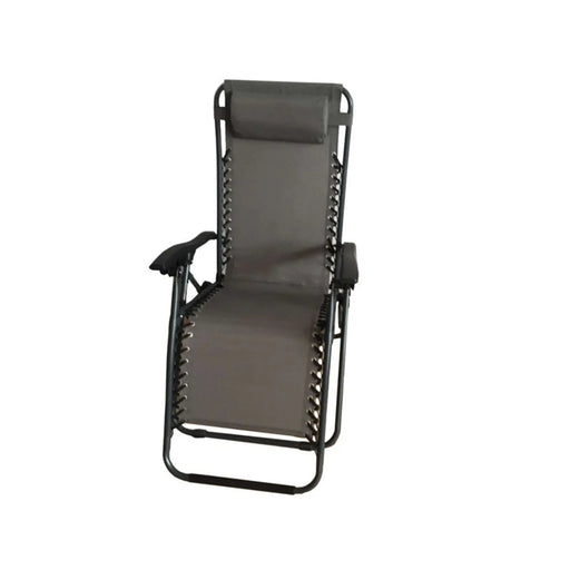 SupaGarden Zero Gravity Chair Grey / Black