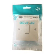 Securlec Square 1 Gang 2 Way Light Switch Square Edge