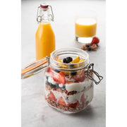 Kilner Clip Top Jar - Square 1L