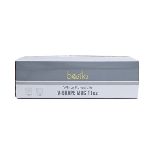 Basiks White Porcelain Cone Mug 11oz/325ml