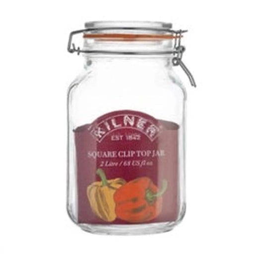Kilner Clip Top Jar - Square 2L