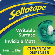 Sellotape Clever Tape 18mm x 25m Display Pack of 48