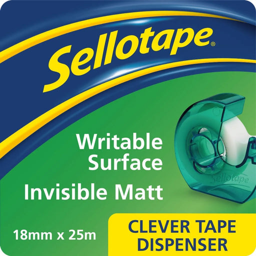 Sellotape Clever Tape 18mm x 25m Display Pack of 48