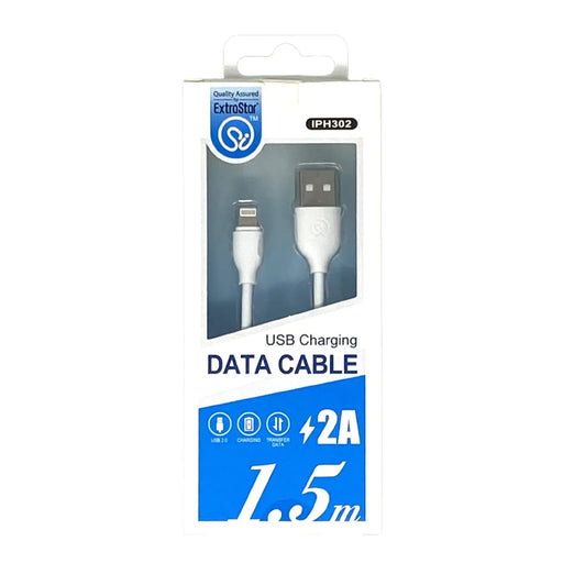 Extrastar USB Charging Cable Iphone White 1.5m