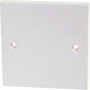 Securlec 1 Gang Blank Plate Square Edge