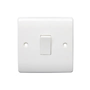 Securlec 1 Gang 2 Way Light Switch Round Edge