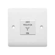 Securlec Fan Isolator Switch Round Edge
