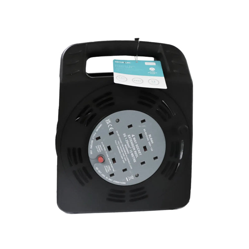 Securlec 4 Gang Extension Reel 15m 13 Amp
