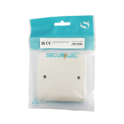 Securlec 1 Gang Blank Plate Round Edge