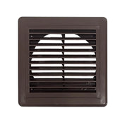 Securlec Inlet/Outlet Multi Fit Fixed Grill Brown 100mm 4"