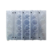 Securlec Metal Back Box 2 Gang 35mm