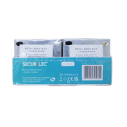 Securlec Metal Back Box 1 Gang 47mm