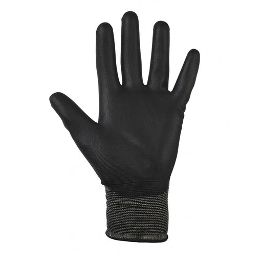 Glenwear Black PU Gloves 9 - Large