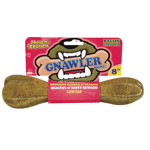 Stax Munch & Crunch Gnawler Bone Bacon / 8"