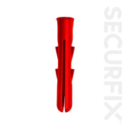 Securfix General Purpose Plugs Red 40 Pack