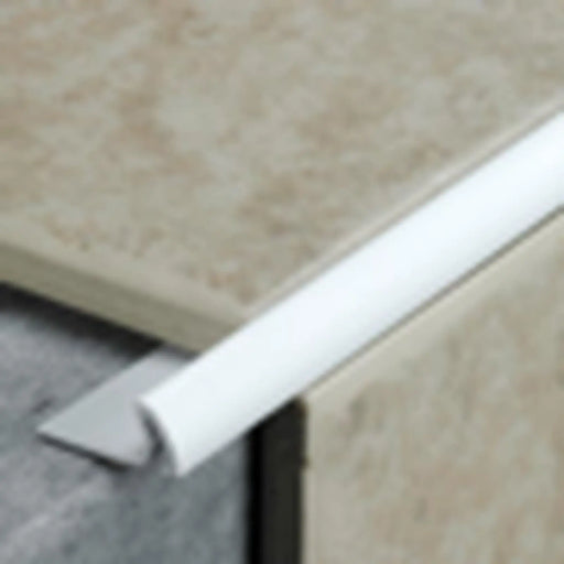 Tile Rite Tile Edging Deep White 2.4m x 9.5mm