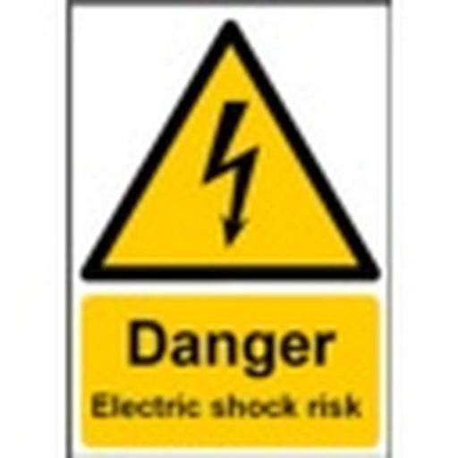 Smiths Architectural Danger Electric Shock Sign 148mmx210mm