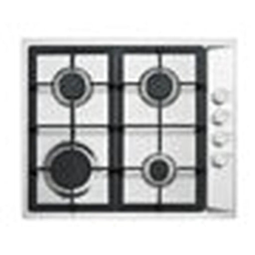 Kitchenplus 4 Burner Stainless Steel Gas Hob (w)580mm x (h)94mm x (d)500mm
