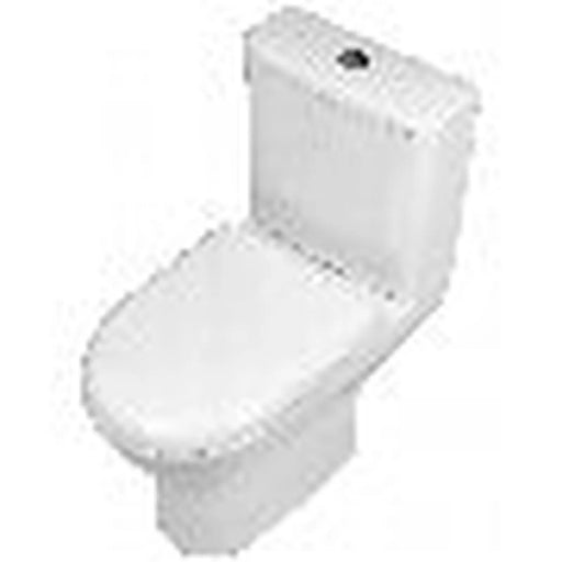 SP One Box Pure Close Coupled Rimless Round Toilet & Seat W: 390mm H: 790mm D: 635mm
