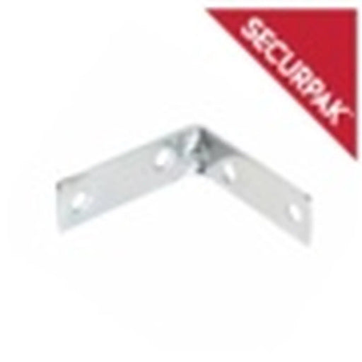 Securpak Zinc Plated Corner Brace 50mm Pack 4