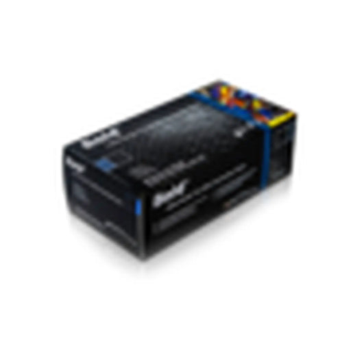 Aurelia Bold Nitrile Powder Free Black Gloves Medium - Pack 100