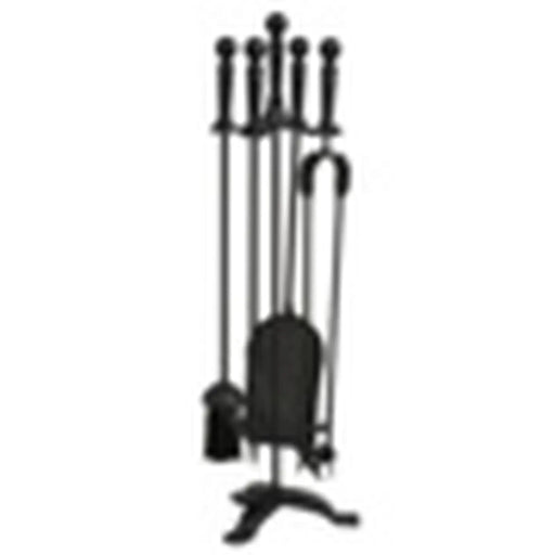 Hearth & Home All Black Companion Set 5 Piece 25"