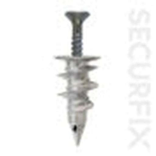 Securfix Heavy Duty Self Drilling Fixings With Screws 6 Pack