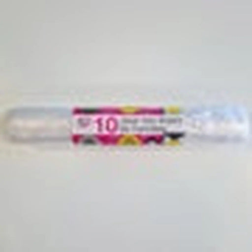 Tidyz Clear Bin Liners With Tie Handle 100L Roll 10