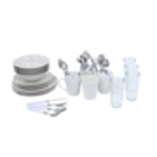 Basiks White Porcelain Dinner Set 36 Piece