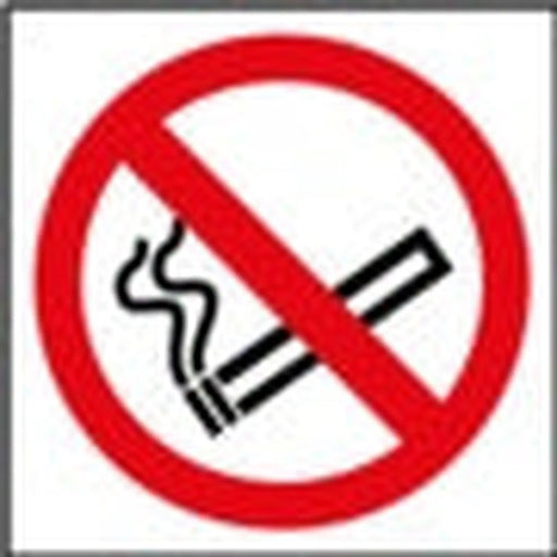 Securit No Smoking Symbol Sign 100mmx100mm - Pack 2