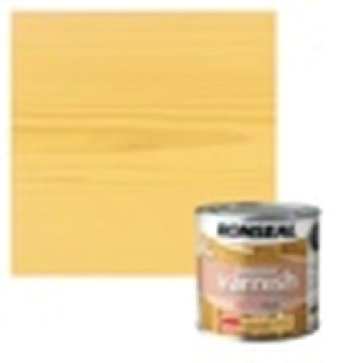 Ronseal Interior Varnish Gloss 250ml Light Oak