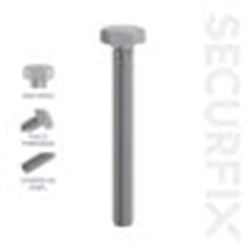 Securfix Hexagon Head Set Screws 100 Pack M6 x 70mm