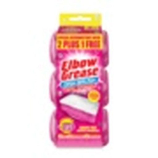 Elbow Grease Pink Dish Brush Refill 3 Pack