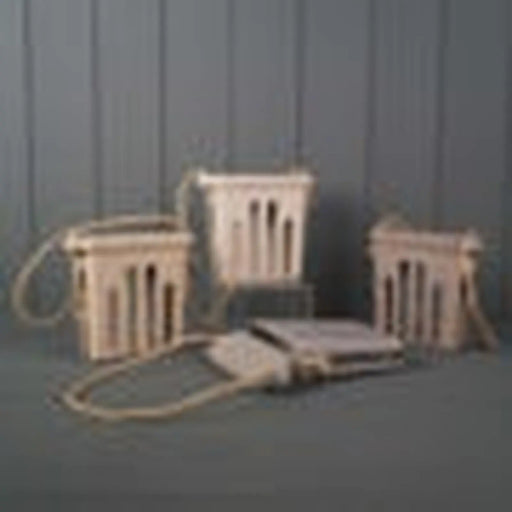 Earthy Sustainable Suet Cake Feeder Straw