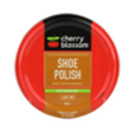 Cherry Blossom Shoe Polish Light Tan 40g