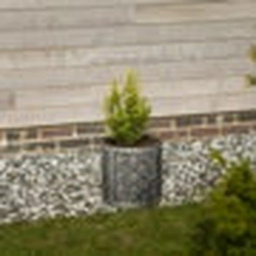 Strata Lazio Pewter Large Round Planter 43cm