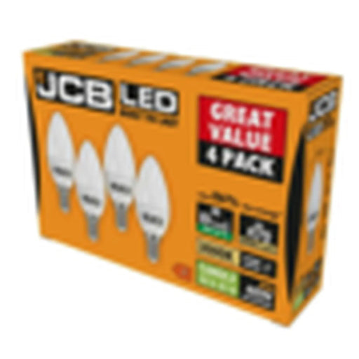JCB Candle SES 3000k E14 Warm White 6w Pack 4