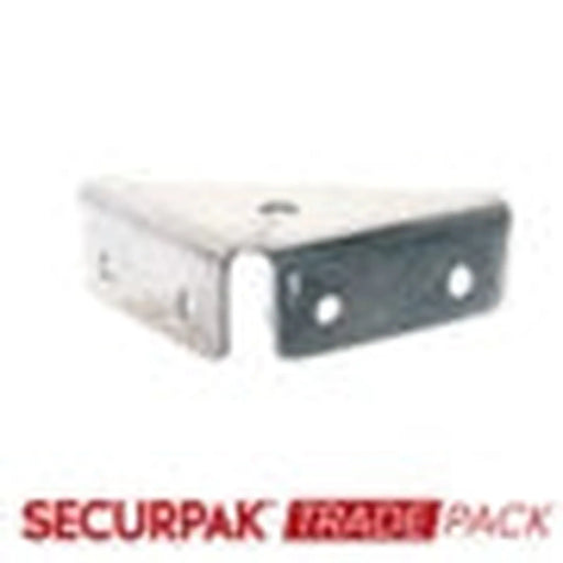 Securpak Corner Mount. BracketZinc Plated 50mm 10 Pack