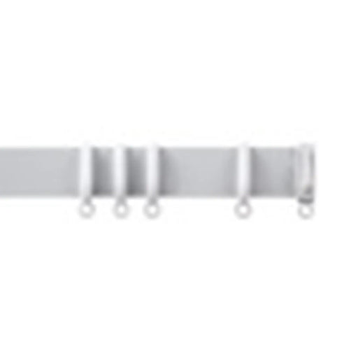 Woodside Aluminium Metal Fixed Track 300cm White