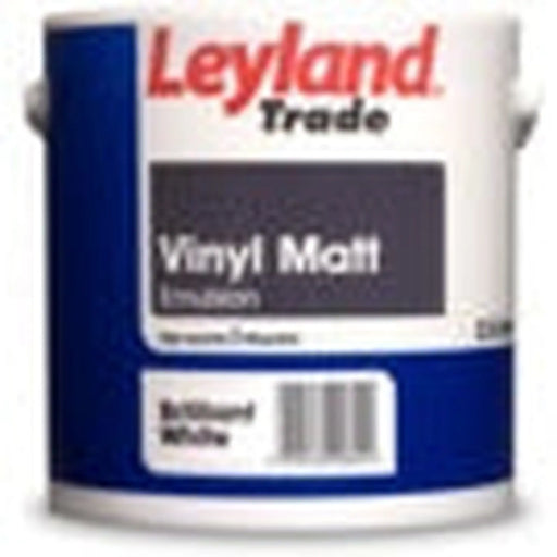 Leyland Trade Vinyl Matt 2.5L Brilliant White