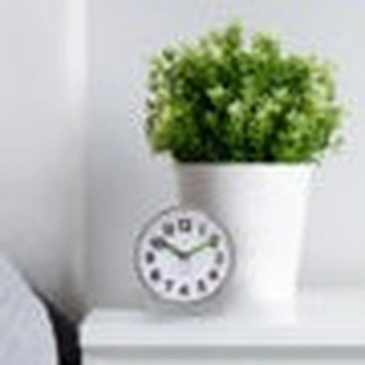 Acctim Micah Sweep Alarm Clock Silver