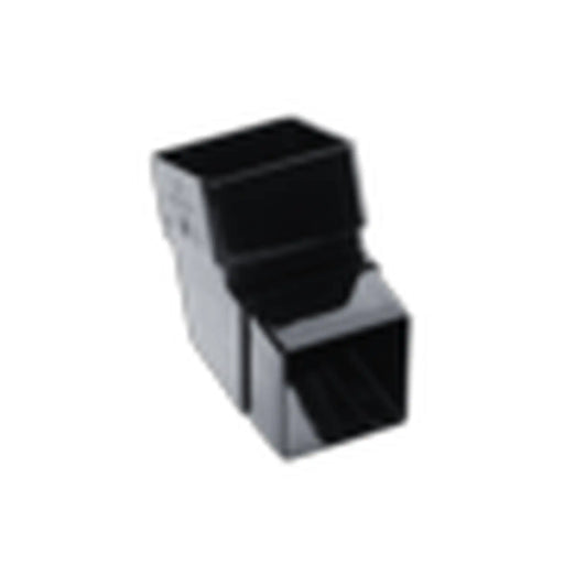 Kayflow Rainwater 112.5° Square Offset Bend Black 65mm