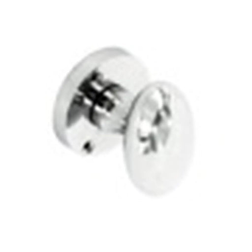 Securit Chrome Oval Mortice Knobs (Pair) 60mm - Pack of 5
