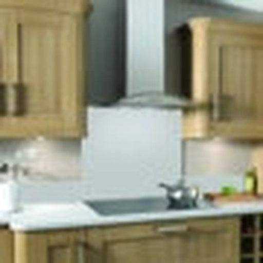 SP Glass Splashback 600 x 750mm White Galaxy