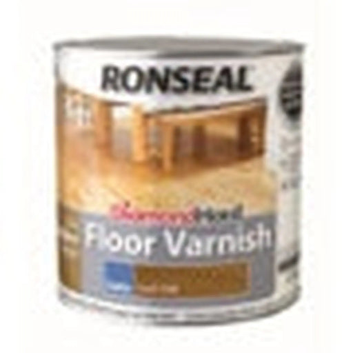 Ronseal Diamond Hard Floor Varnish Gloss 2.5L Dark Oak