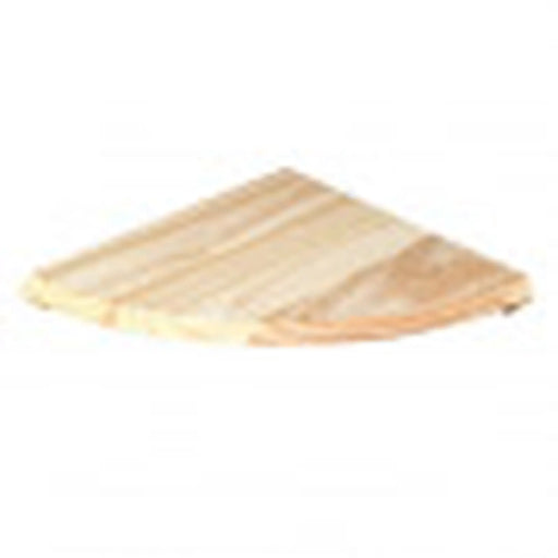 Core Natural Wood Corner Shelf Kit 8"