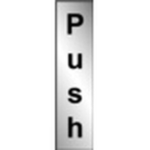 Securit Vertical Push 200mmx50mm