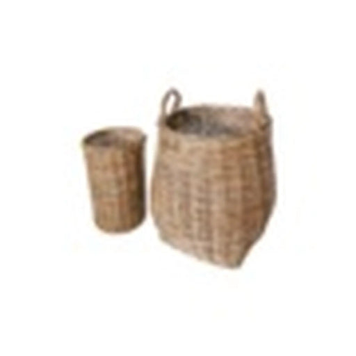 Hearth & Home Natural Log Baskets Set 2